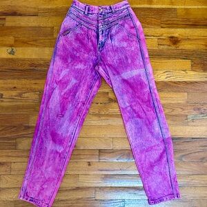 Vintage Fuchsia Gitano High Rise Pink Women's Jeans